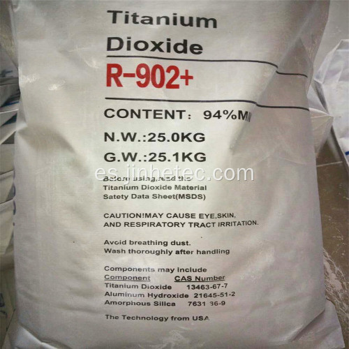 Dióxido de titanio Rutile R902 para la industria de la pintura